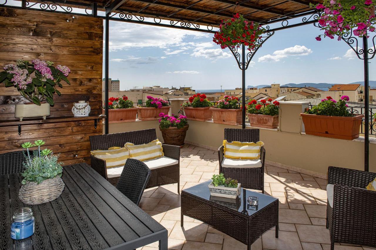 Апартаменты Casa I Gerani Vista Mare Альгеро Экстерьер фото