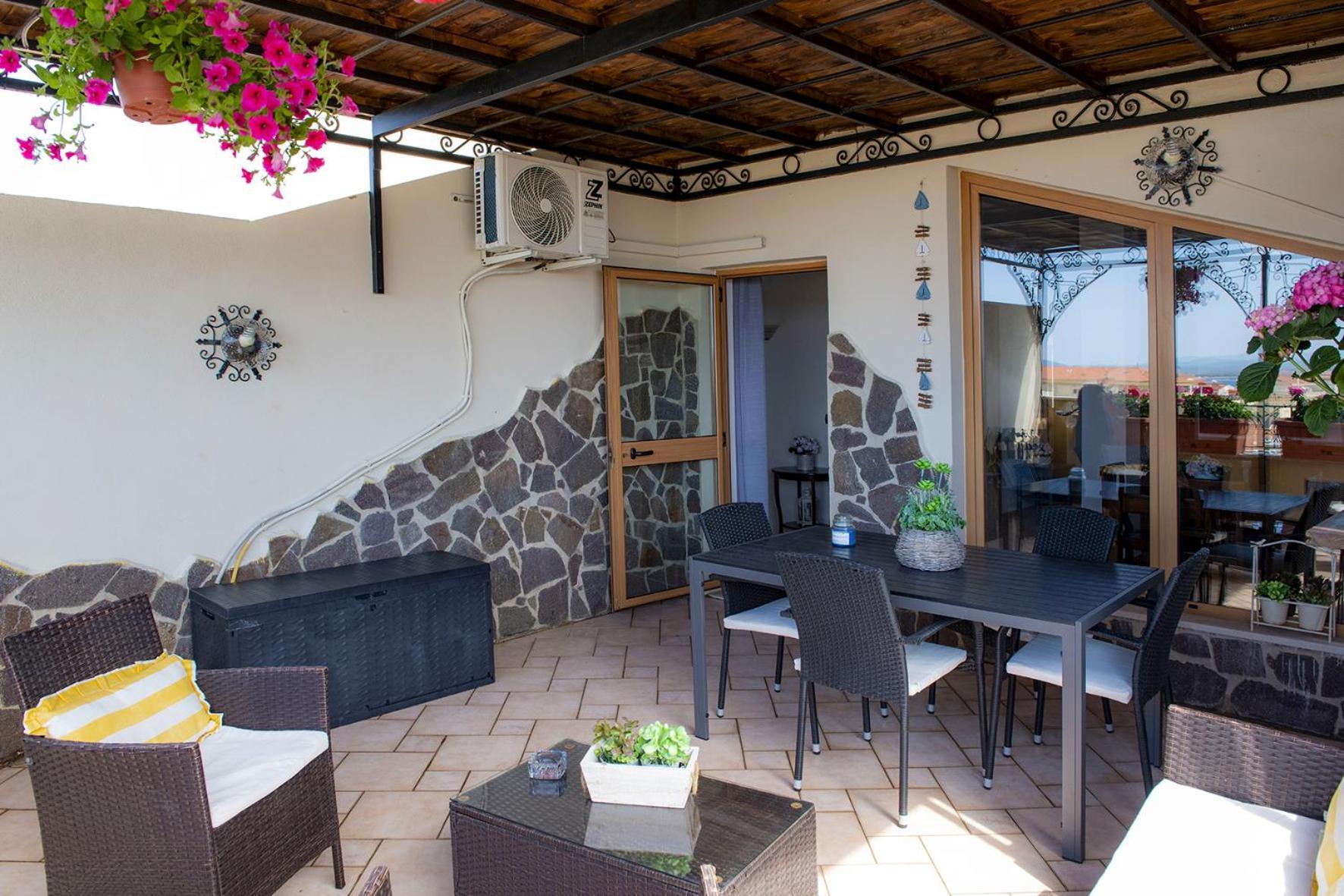 Апартаменты Casa I Gerani Vista Mare Альгеро Экстерьер фото